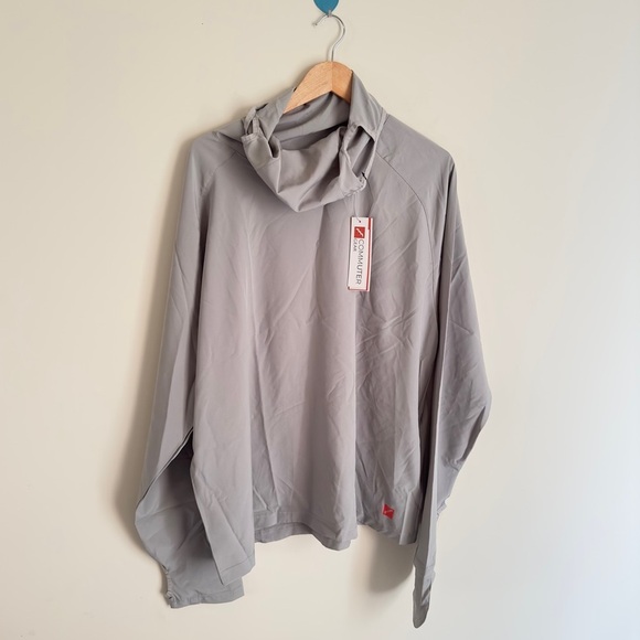 Commuter Gear Women’s Active 2 Inner Pocket Long Sleeve Logo Gray Top Size XL - Picture 1 of 8